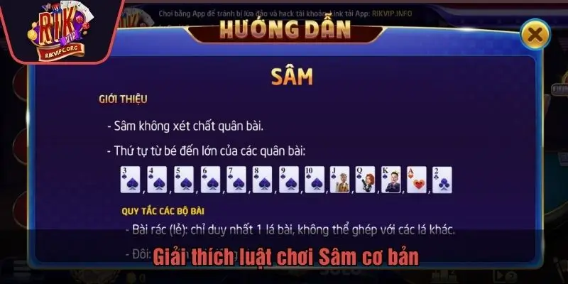 Giải thích luật chơi Sâm cơ bản