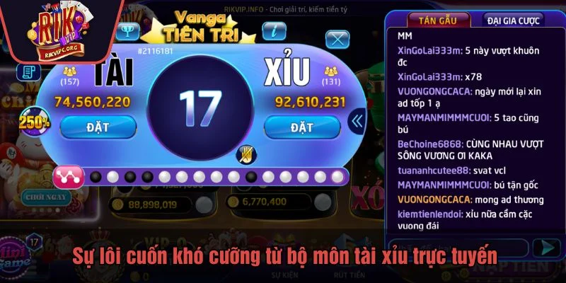 Tài xỉu dựa trên kết quả tổng điểm của ba viên xúc xắc